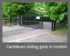 Automatic, Electric Sliding Cantilever Gate